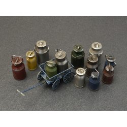 MiniArt 35580 m�lkedunke MED LILLE VOGN skala 1:35