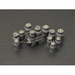 MiniArt 35580 m�lkedunke MED LILLE VOGN skala 1:35