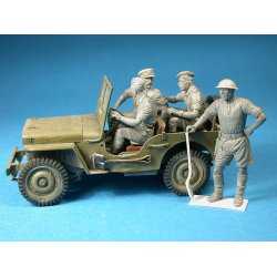 MiniArt 35051 BRITISK JEEP-BES�TNING bygges�t skala 1:35