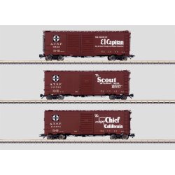 M�rklin 45651 USA Box Car godsvogns�t (AT &amp; SF)