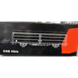 McK HO 0203 DSB lukket godsvogn gr� l�ger Hbis 21 86 211 5 550-4
