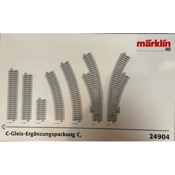 Mrklin 24904 C Skinne supplerende pakke C4