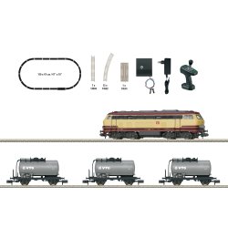 Minitrix 11160 spor N DB Digitalt startst "Godstog" med diesellok BR 217 med MFX 