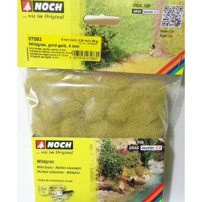 Noch O/HO/TT/N 07083 vild grs ‎guldgul 6 mm. Hj 50 gram pose