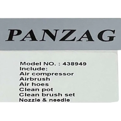 Panzag 438949 value st 7 dele Airbrush og kompressor samt tilbehr