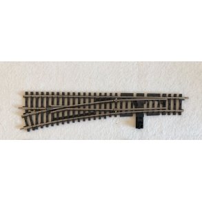 M�rklin 2271 K sporskifte venstre 14� 26'. 225 mm
