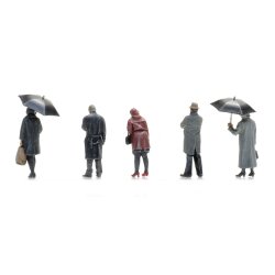 Artitec HO 5870003 figur s�t Passagerer i regnvejr