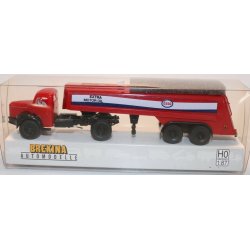 Brekina HO 85413  Berliet TLR 8 tank lastbil ESSO