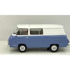 Brekina HO 30813 Skoda 1203 halv bus hvid/bl� �rgang 1969