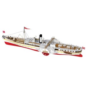 Modell-Tec 601-0600 Norsk passagerskib Skibladner hjuldamper fra 1856 scala 1:60 Bygges�t