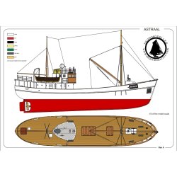 NordicHobby A112 Astraal Nordisk fiskekutter Scala 1:30 100 cm. Lang byggest