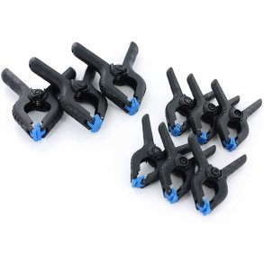 Modelcraft v�rkt�j PLC3000 9-delt nylon greb klemmer S�t 50mm & 75mm.