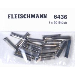 Fleischmann HO 6436 skinne lasker metal 20 stk.