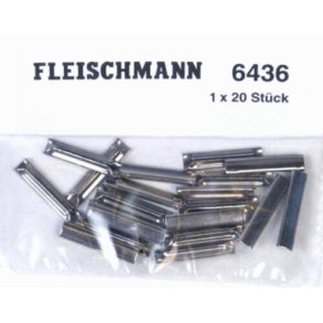 Fleischmann HO 6436 skinne lasker metal 20 stk.