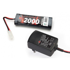 Maxam 450278 RACING PACK COMBOPAKKE MAXAM 7,2V 2000MAH NIMH +1 AMP. LADER 