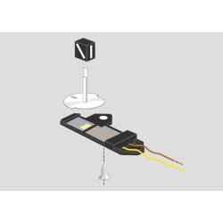 Mrklin 74471 lanterne st varm hvid dioder til sporskift