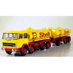 Brekinas HO 58553 Fiat 691 Tankvogn med anhnger Shell. 1971