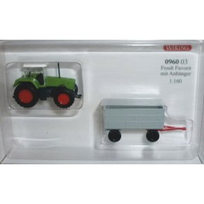 Wiking 0960 03 spor N Fendt med anh�nger