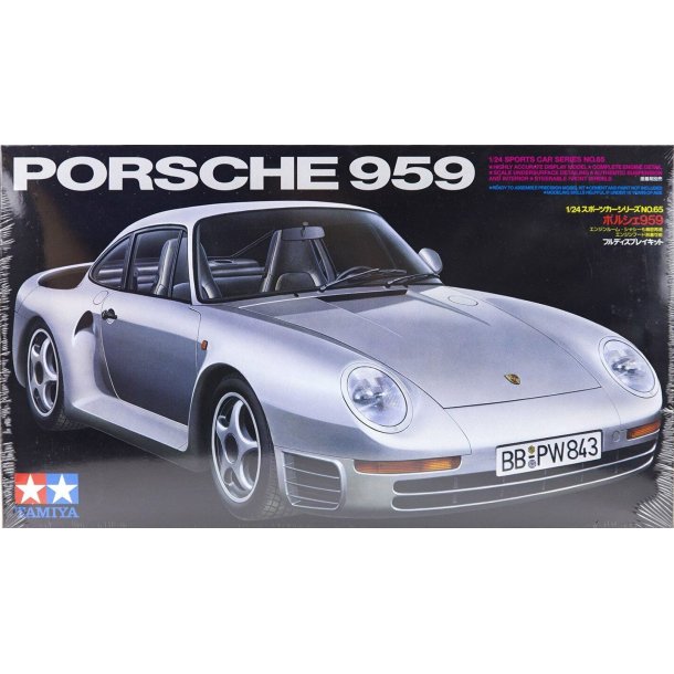 Tamiya 24065 Porsche 959 Sports Car byggest Skala 1:24