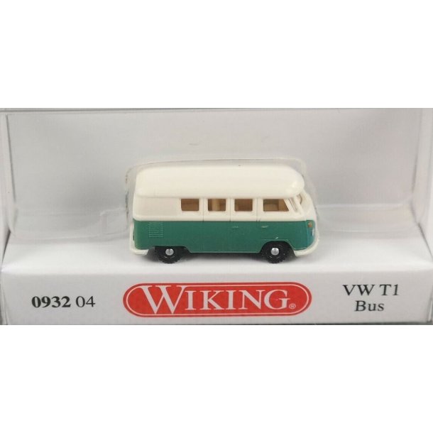 Wiking 0932 04 spor N VW T1 Bus patina grn/hvid Nyhed