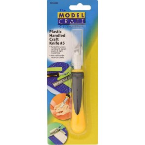 Modelcraft v�rkt�j PKN3305 Plastic Handled Craft Knife no. 5 med #24 Blade