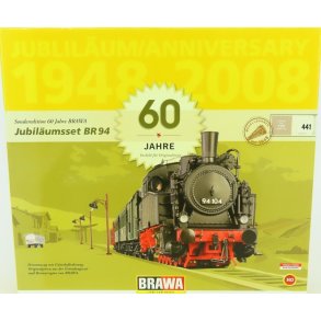 Brawa HO 45973 DRG togst med damplok BR 94 104 digital til Mrklin drift