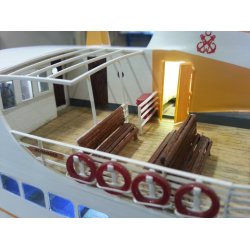 Turk Modell A141 Pasabahce Bosperus frge lngde 85,6 cm. Hjde 27,5 cm Med Led belysning Skala 1:87