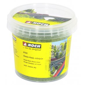 Noch HO 07322 Classic Flock medium gr&oslash;n 30 gr