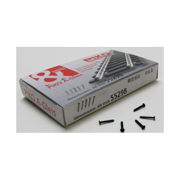 Piko HO 55298 skruer til skinner 400 stk. 