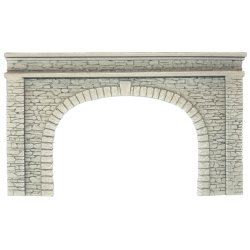 Noch HO 58062 Tunnel Portal 2-track, 22 x 13 cm 