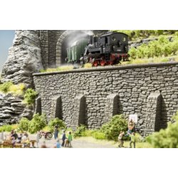 Noch HO 58062 Tunnel Portal 2-track, 22 x 13 cm 