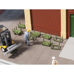 Auhagen HO 41633 ‎Specielt velegnet til transport af rundt materiale. bent og lukket design af gulv