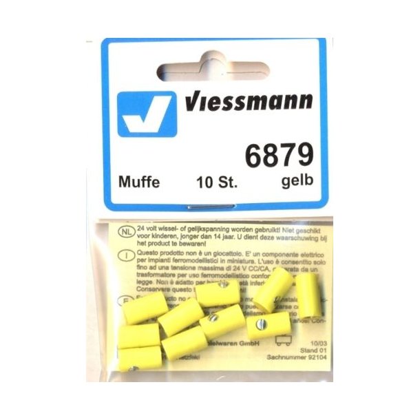 Viesmann HO 6879 muffer gul 10 stk.