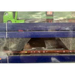 Roco HO 67212 DB 8-akslet lavgulvsvogn Rulling landevej type Saadkms lastet med s�ttevogn