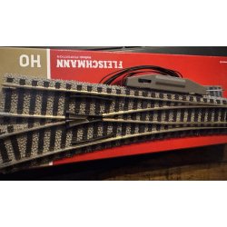 Fleischmann HO 6170 profi sporskifte venstre inkl motor 64000