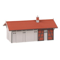 Faller HO 110145 Owen Station 308 x 140 x 142 mm, 151 x 77 x 75 mm.