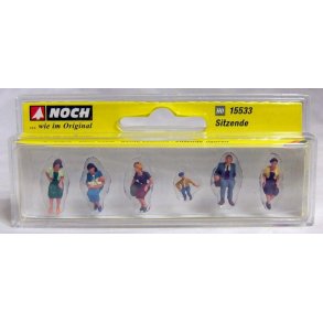 Noch HO 15533 figur st Siddende rejsende 