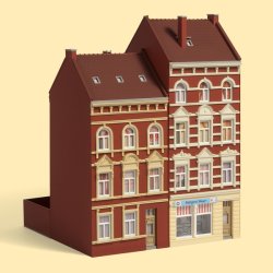 Auhagen HO 11417 By ejendom Schmidtstra�e Nr. 27/29