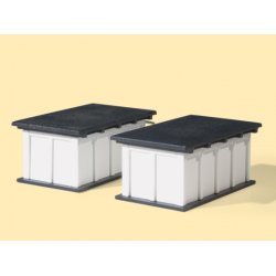 Auhagen HO 11420 frdig model garager 2 stk.