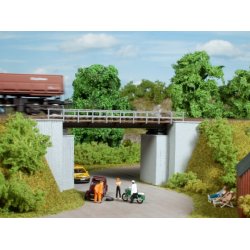 Auhagen HO 11428  lille jernbanebro 