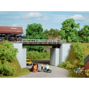 Auhagen HO 11428  lille jernbanebro 