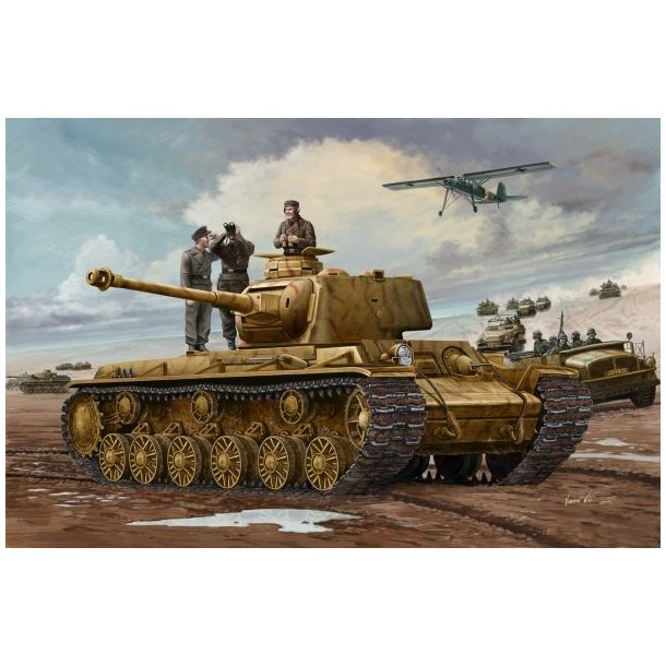 Trumpeter 750366 German Pz.Kpfm. KV-1 756 Scala 1:35 byggest