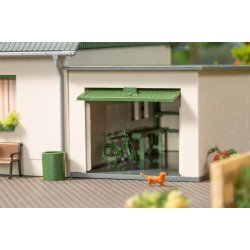 Auhagen HO 11454 Fritliggende hus med garage