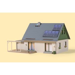 Auhagen HO 11454 Fritliggende hus med garage