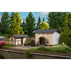 Auhagen HO 11457 Jernbanepersonalets bolig med udhus