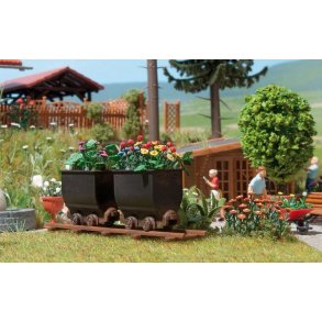 Busch HO 1253 to minevogne med blomster