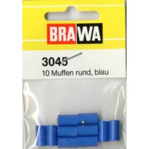 Brawa 3045 hun muffer bl 10 stk.  2,5 mm
