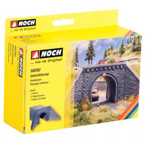Noch HO 58296 Vandpassage ''tunnel'' 2 stk. 