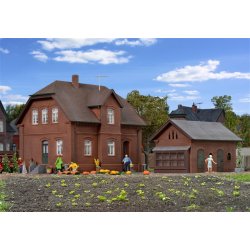 Kibri HO 38190 Siedlungshaus Bottrop med udhuse