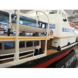 Turk Modell A141 Pasabahce Bosperus frge lngde 85,6 cm. Hjde 27,5 cm Med Led belysning Skala 1:87